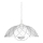 Prezent 47001 L02 - Candelabro suspenso LYRA 1xE27/60W/230V